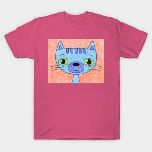 cat pencil color T-Shirt